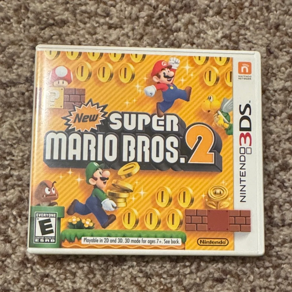CASE ONLY (& original paperwork) for Nintendo New Super Mario Bros. 2 for 3DS